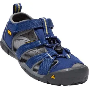 Keen Seacamp II CNX Blue Depths Gargoyle Little/Big Kids Sandals (Water Friendly)