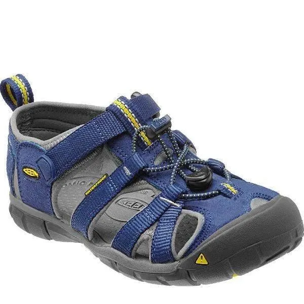 Keen Seacamp II CNX Blue Depths Gargoyle Little/Big Kids Sandals (Water Friendly)
