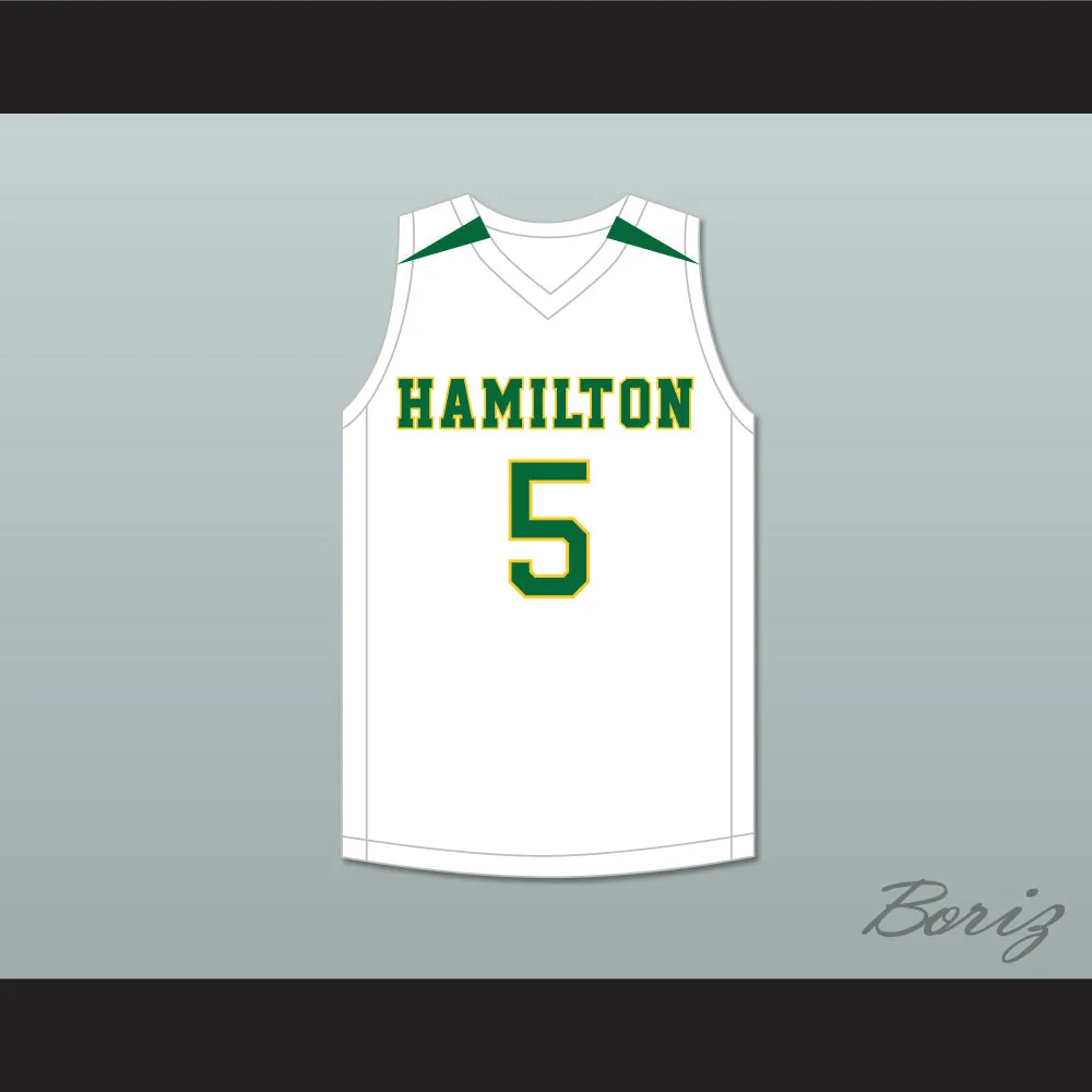 Kevon Looney 5 Alexander Hamilton High School Wildcats White Basketball Jersey 2