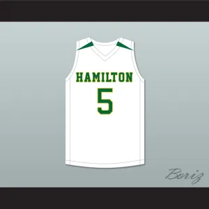 Kevon Looney 5 Alexander Hamilton High School Wildcats White Basketball Jersey 2