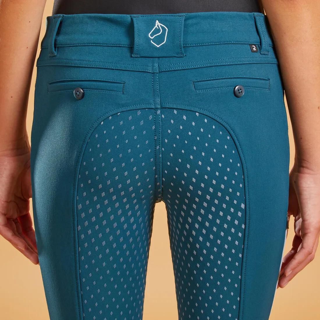 Kids' Horse Riding Full Grip Jodhpurs 580