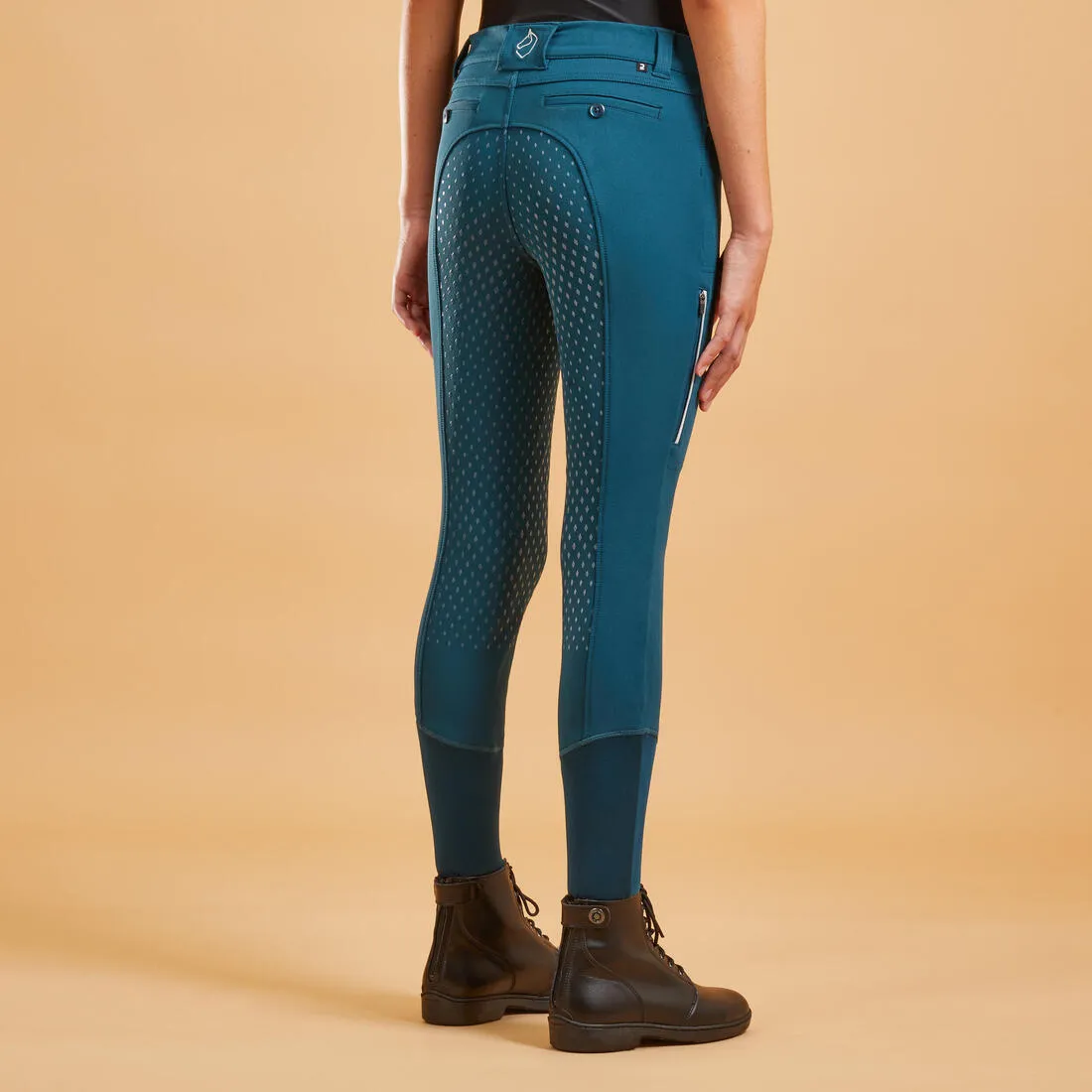 Kids' Horse Riding Full Grip Jodhpurs 580