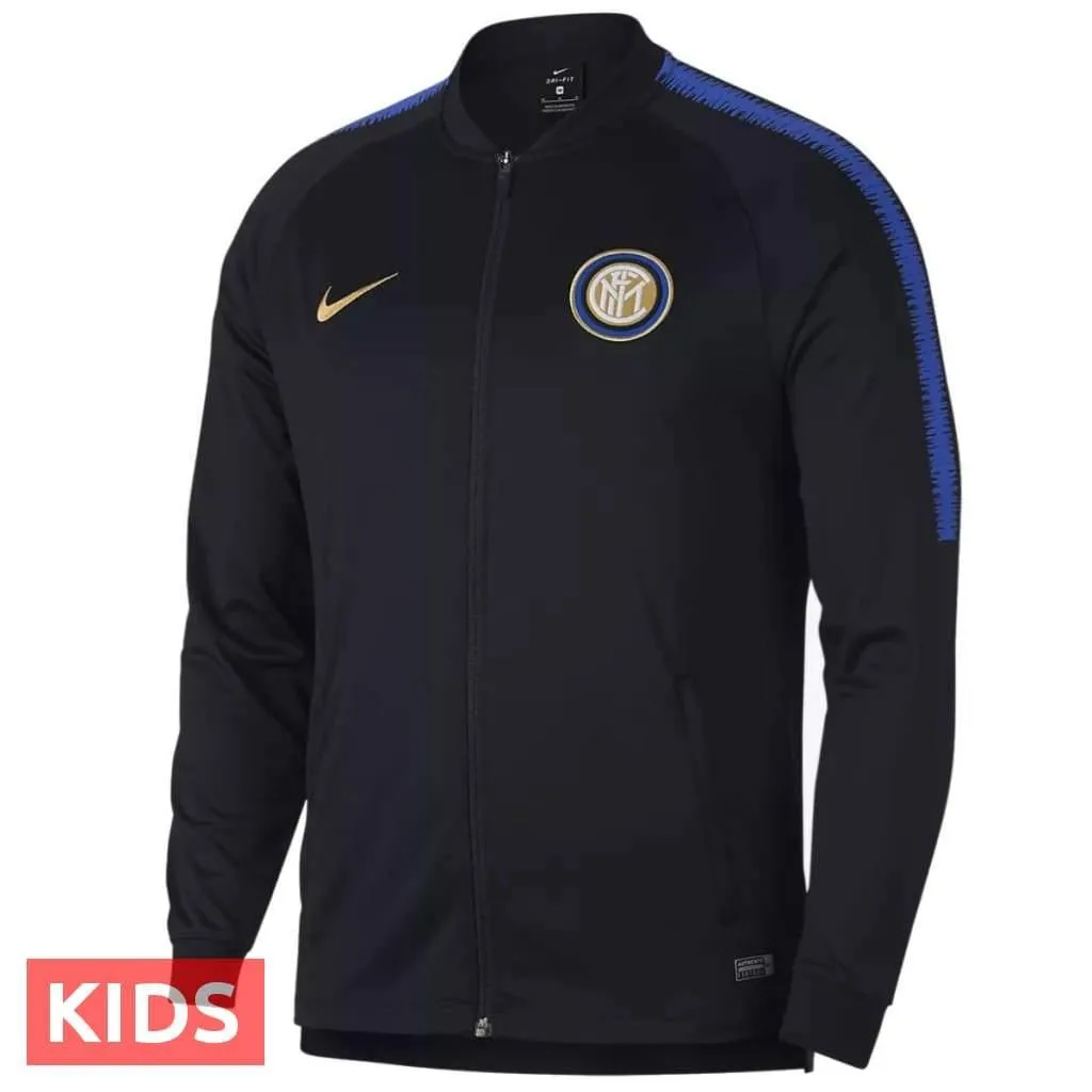 Kids - Inter Milan black training presentation Soccer tracksuit 2018/19 - Nike