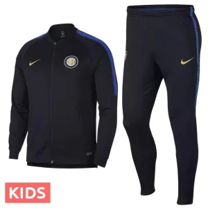 Kids - Inter Milan black training presentation Soccer tracksuit 2018/19 - Nike