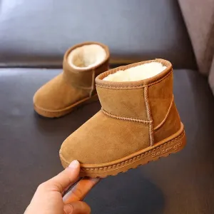 Kids' Winter Cotton Snow Boots - Warm Casual Shoes for Boys & Girls