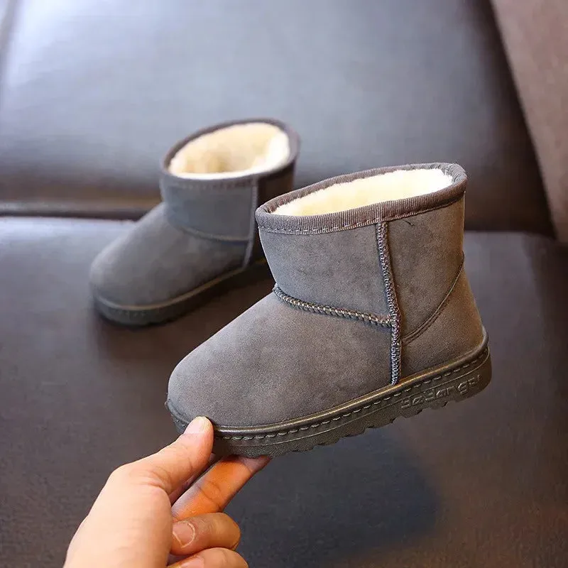 Kids' Winter Cotton Snow Boots - Warm Casual Shoes for Boys & Girls