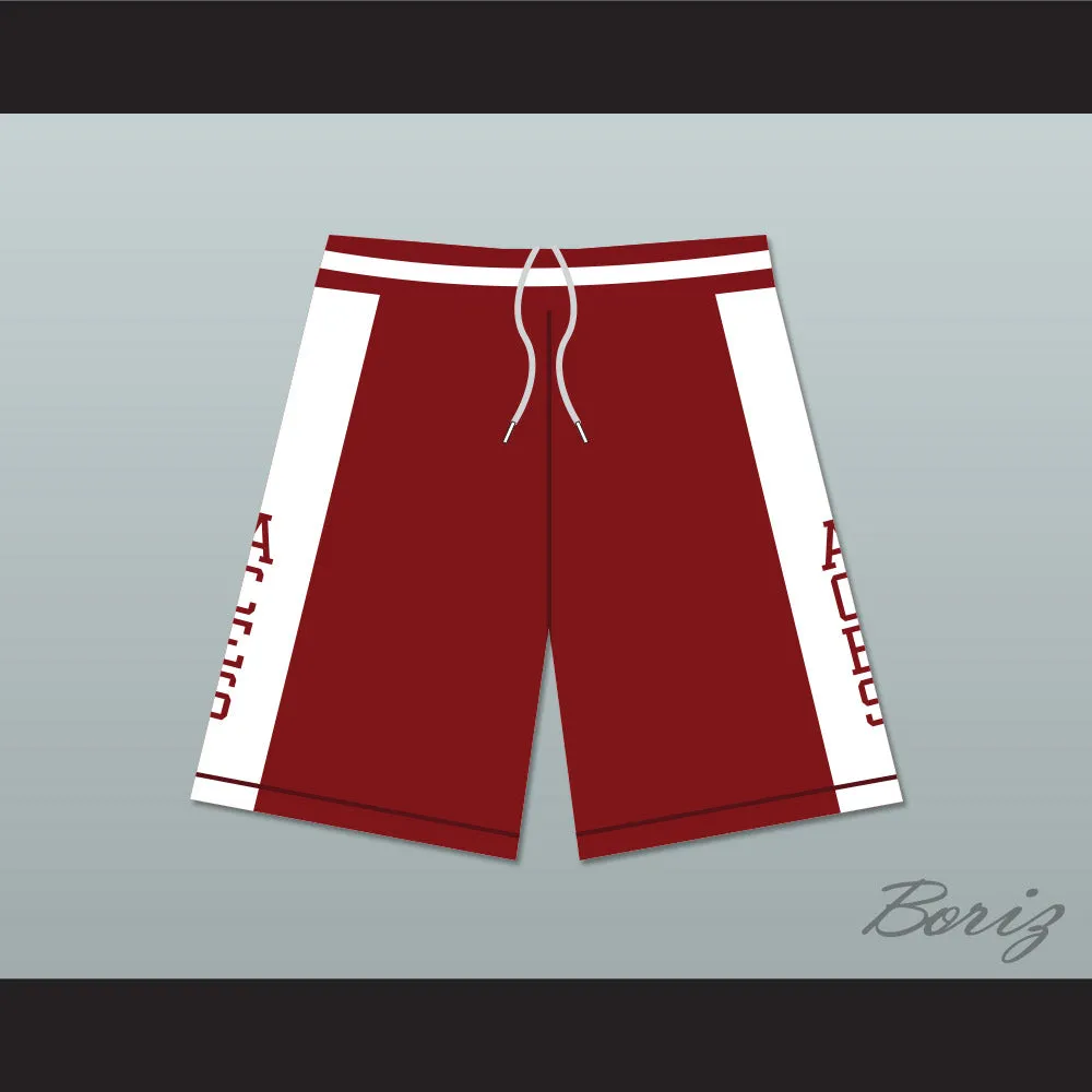 Kobe Bryant Lower Merion High School Aces Maroon Basketball Shorts