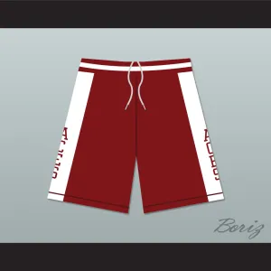 Kobe Bryant Lower Merion High School Aces Maroon Basketball Shorts