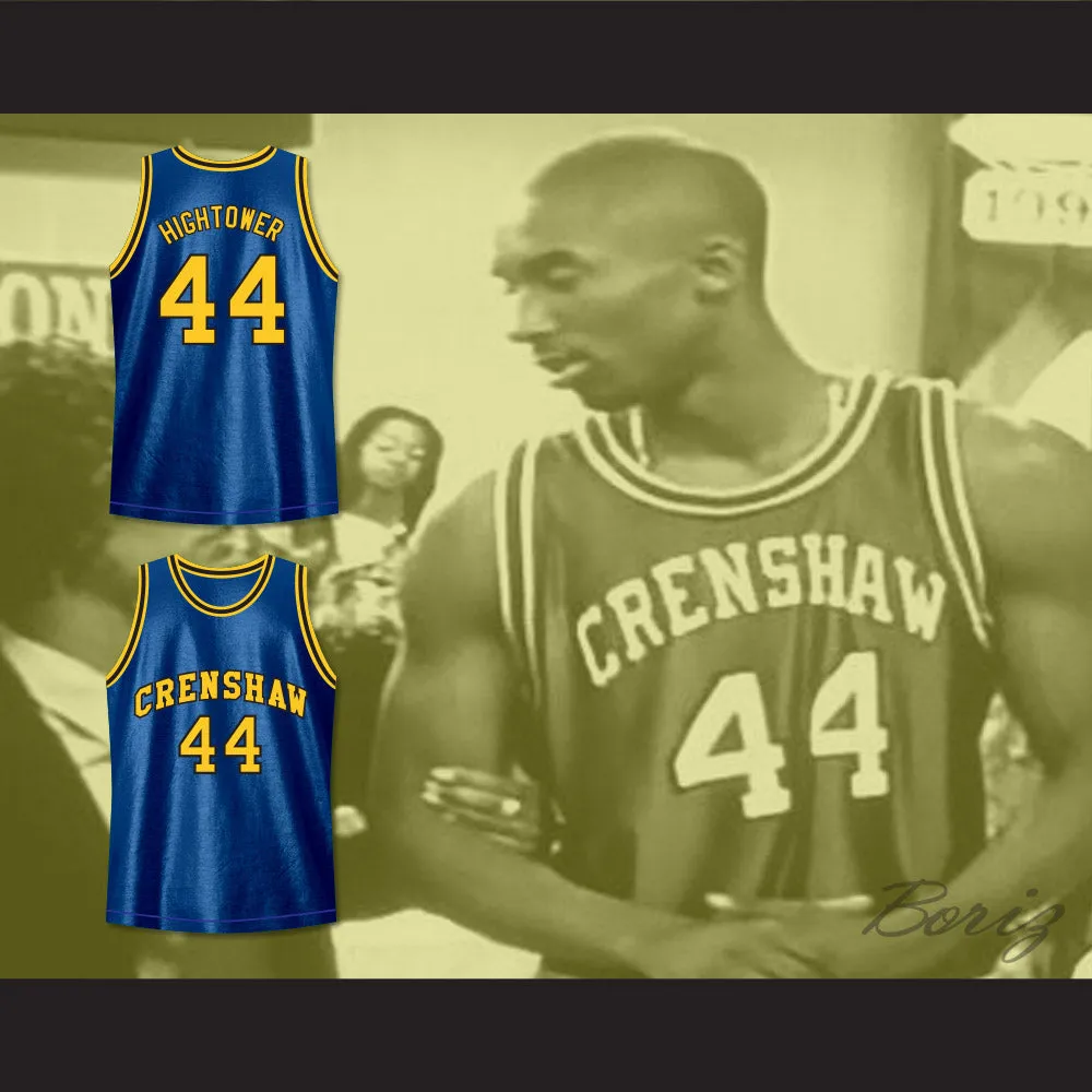 Kobe Bryant Terry Hightower 44 Crenshaw High School Blue Basketball Jersey Moesha