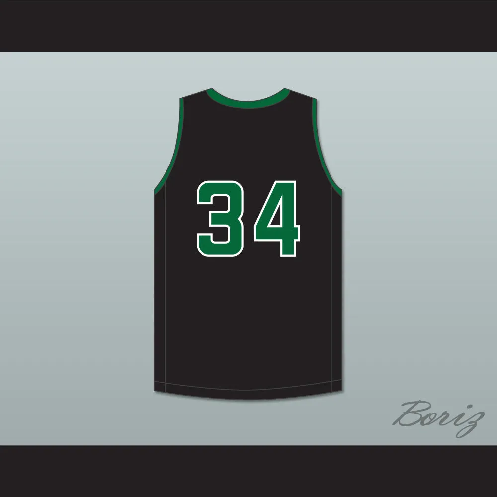 Kostas Antetokounmpo 34 Dominican High School Knights Black Basketball Jersey 1