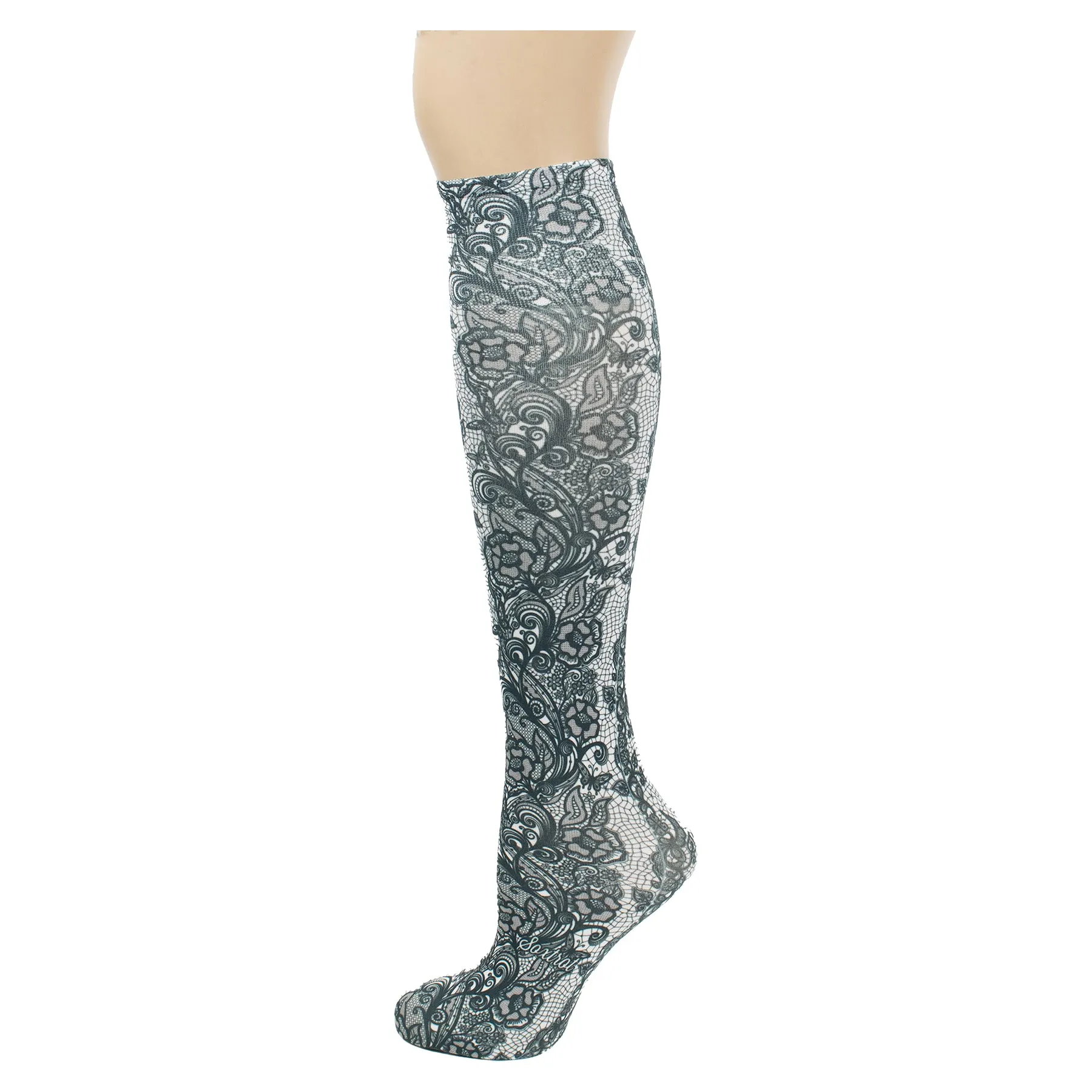 Lace Trellis Adult Knee Highs