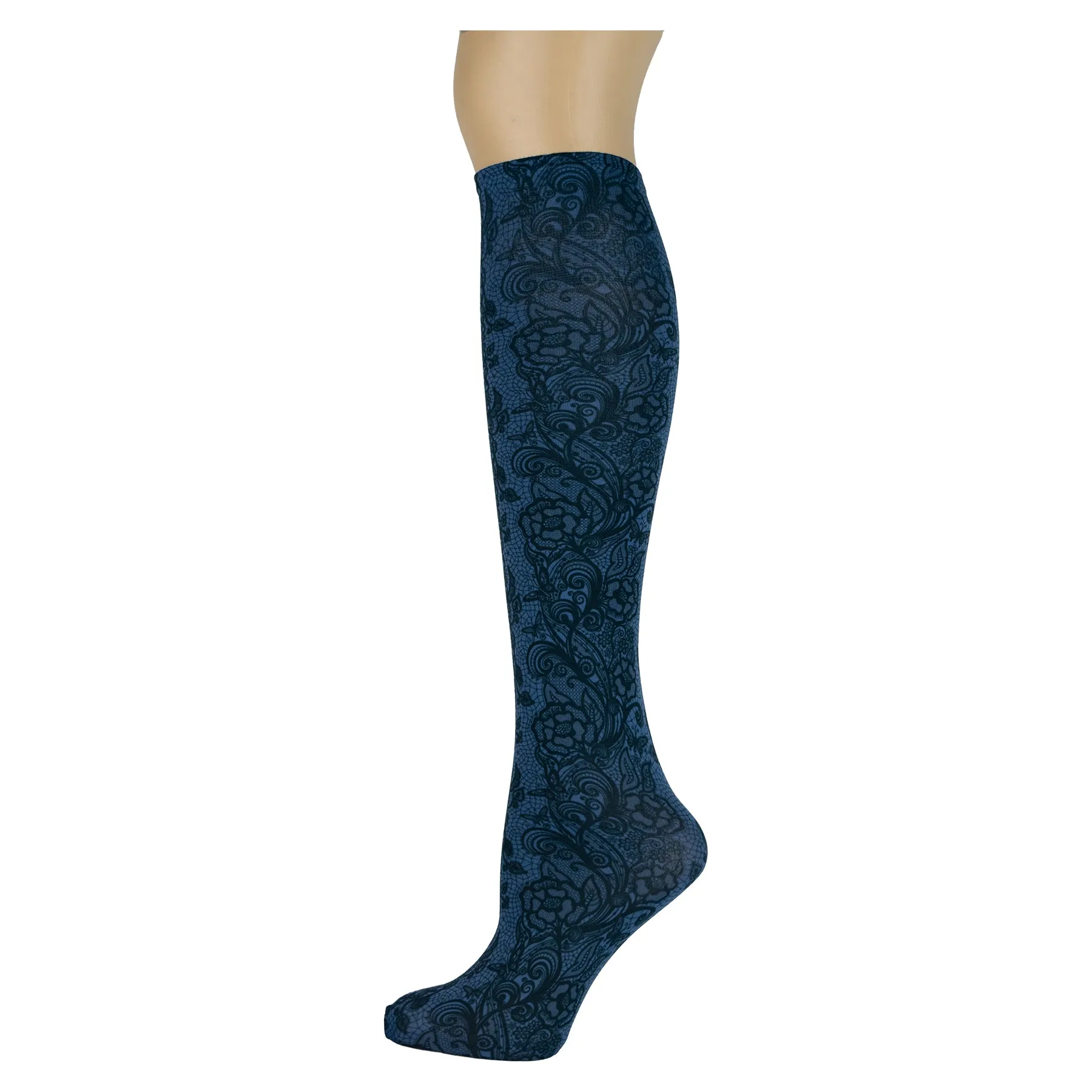 Lace Trellis Adult Knee Highs