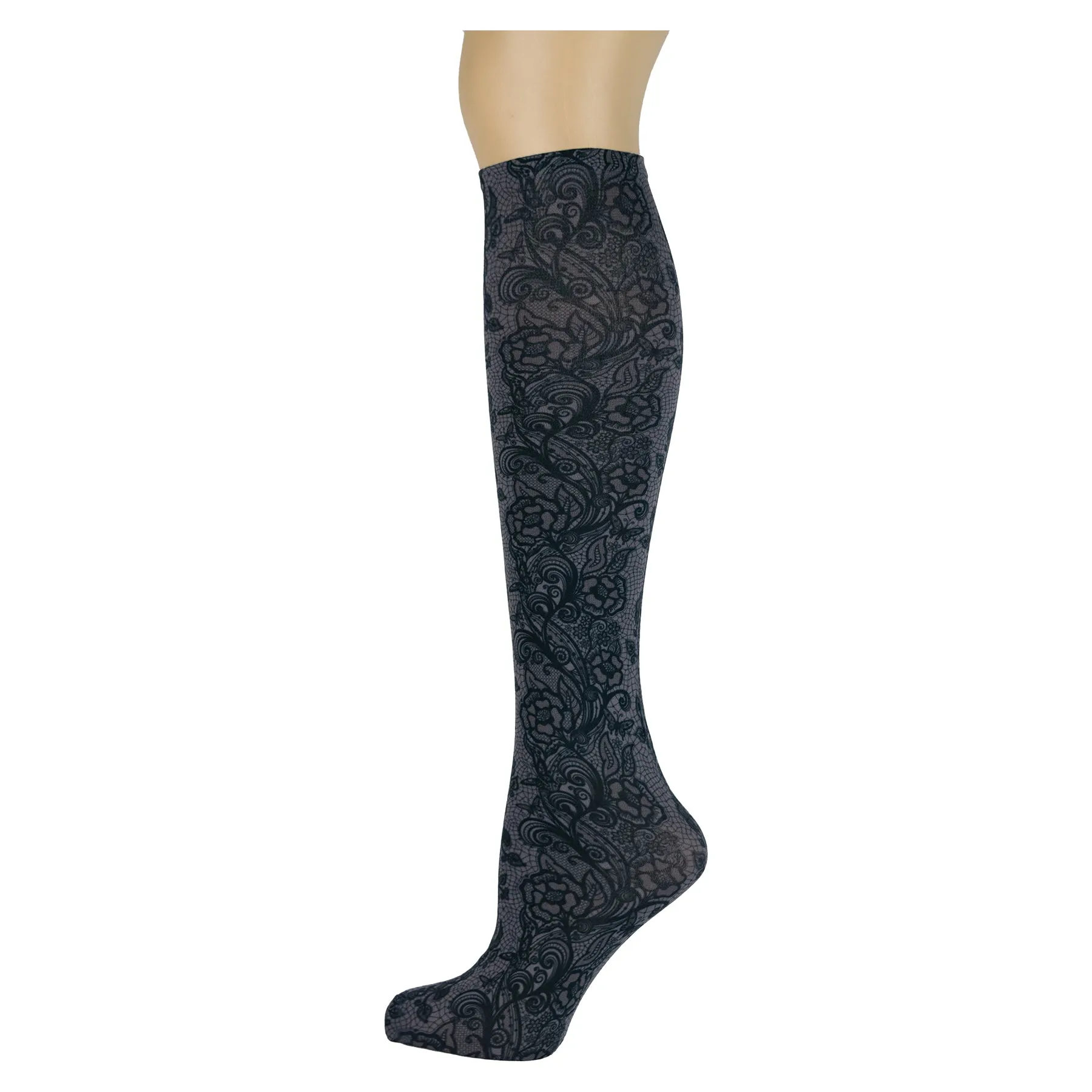 Lace Trellis Adult Knee Highs
