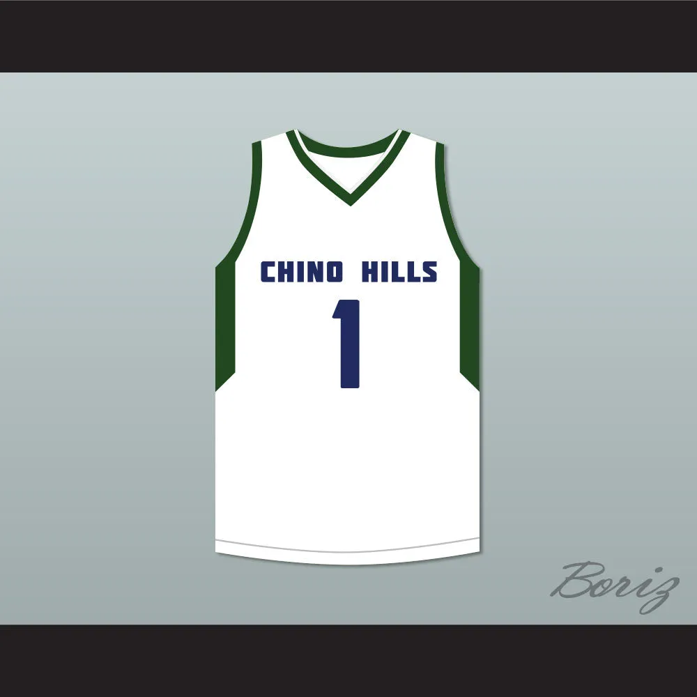 LaMelo Ball 1 Chino Hills Huskies White Basketball Jersey 2
