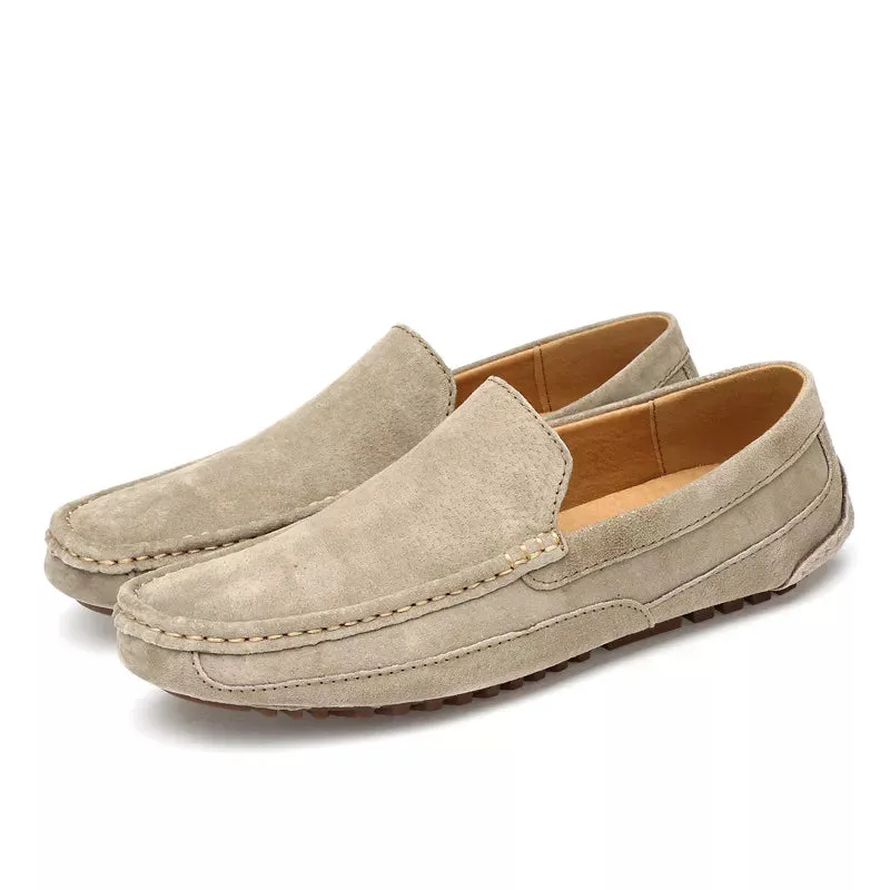 Leandro Italian 100% Genuine Suede Loafers