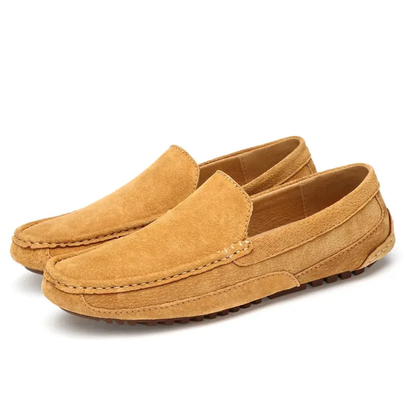 Leandro Italian 100% Genuine Suede Loafers