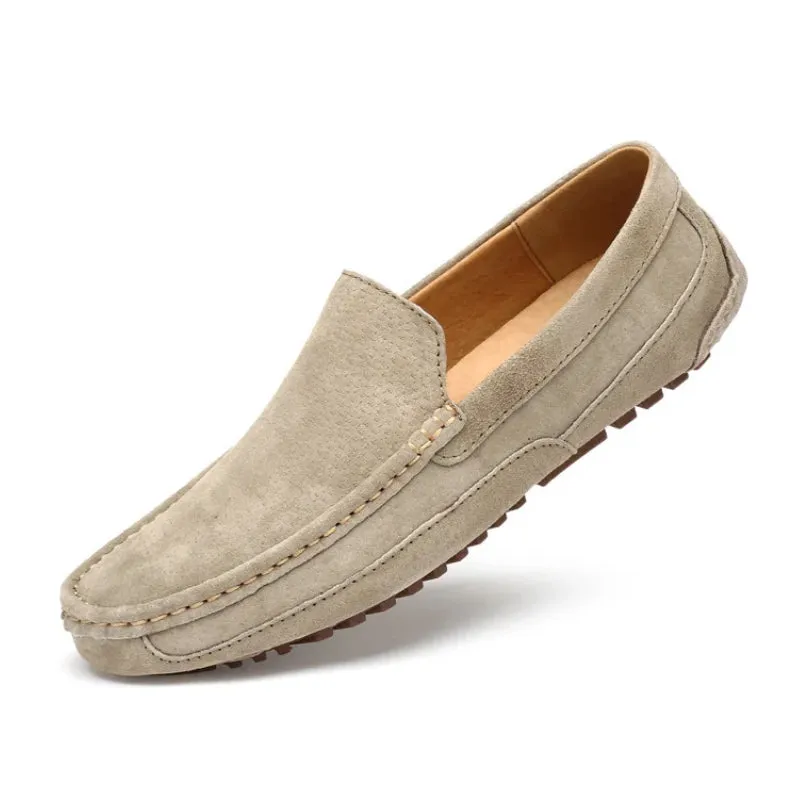 Leandro Italian 100% Genuine Suede Loafers
