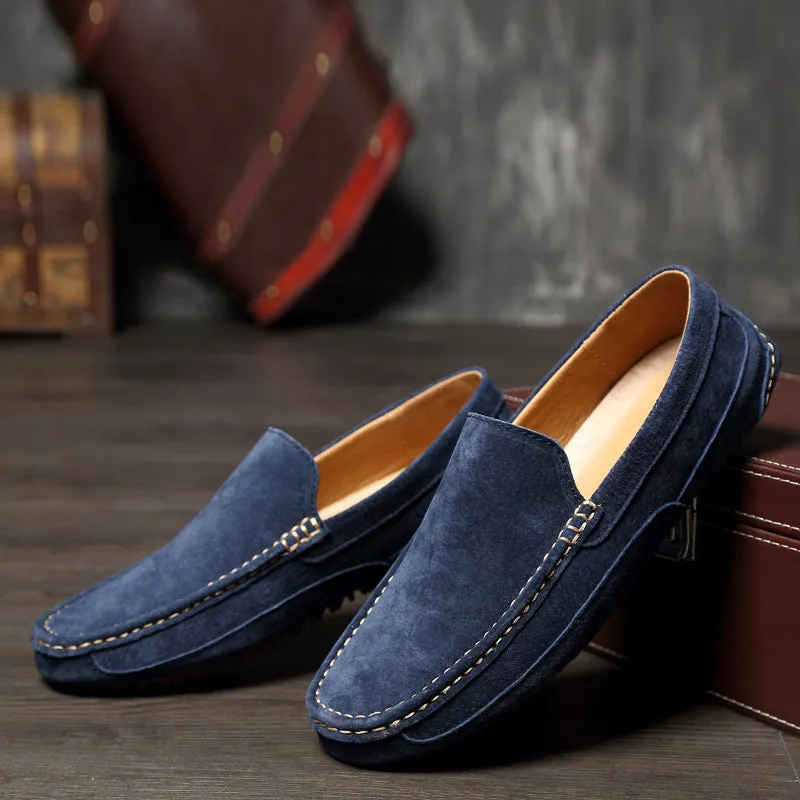 Leandro Italian 100% Genuine Suede Loafers