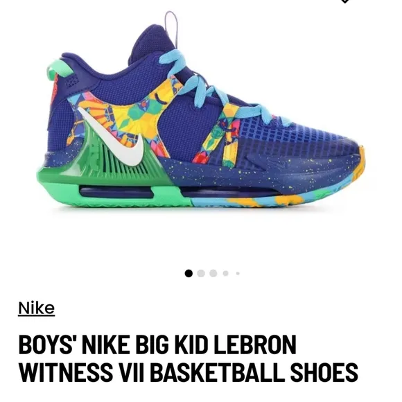 LEBRON WITNESS VII BASKET BALL SHOES 6Y