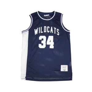 LEN BIAS WILDCATS HIGH SCHOOL BASKETBALL JERSEY (NAVY)
