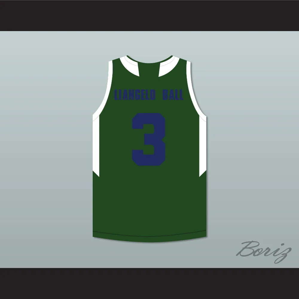 LiAngelo Ball 3 Chino Hills Huskies Green Basketball Jersey