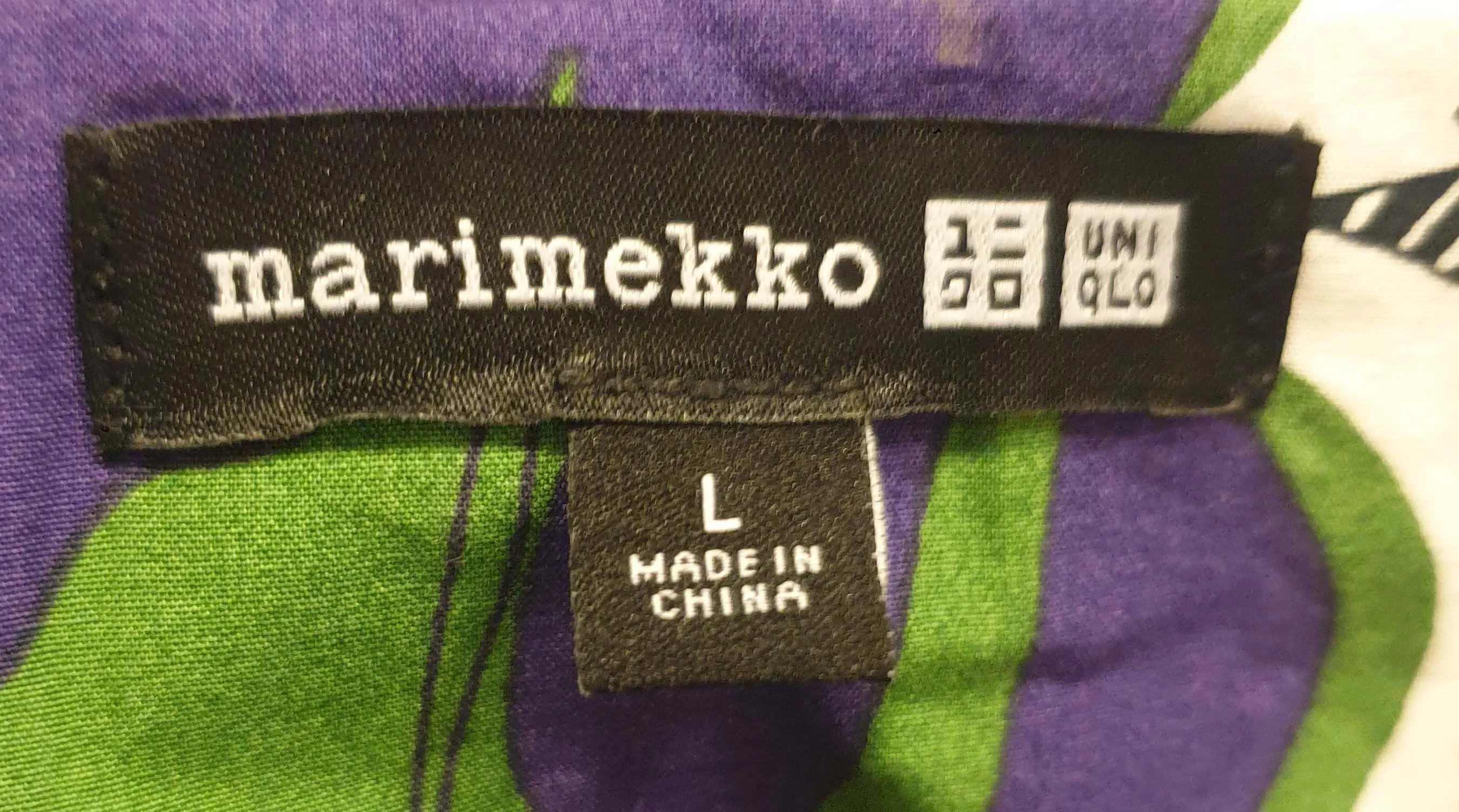 Marimekko x Uniqlo colourful sleeveless dress size L