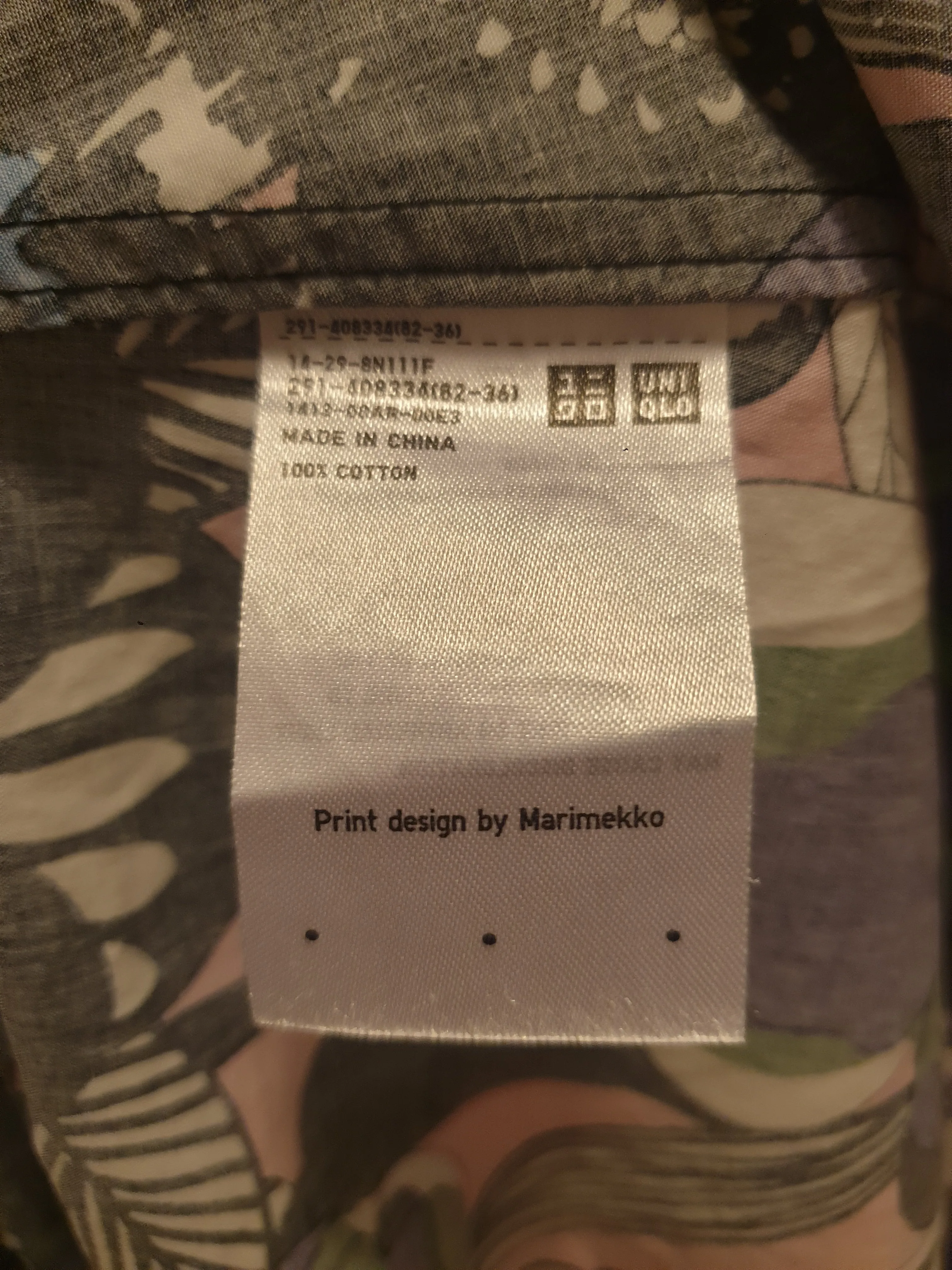 Marimekko x Uniqlo colourful sleeveless dress size L