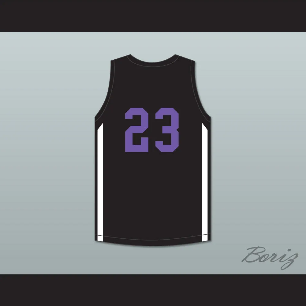 MarJon Beauchamp 23 Garfield High School Bulldogs Black Basketball Jersey 1