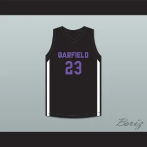 MarJon Beauchamp 23 Garfield High School Bulldogs Black Basketball Jersey 1