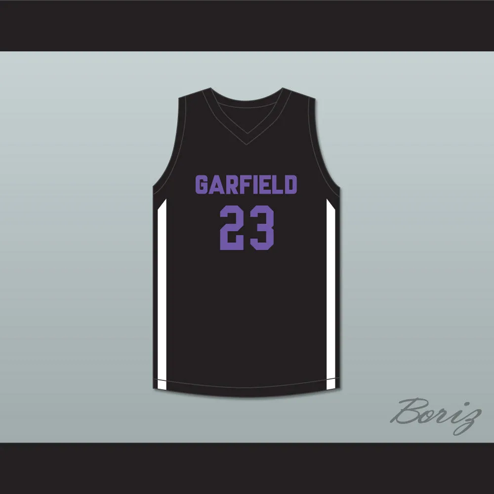 MarJon Beauchamp 23 Garfield High School Bulldogs Black Basketball Jersey 1