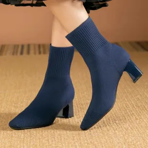 Marlinda™ | Solid Color Elegant High Heel Boots