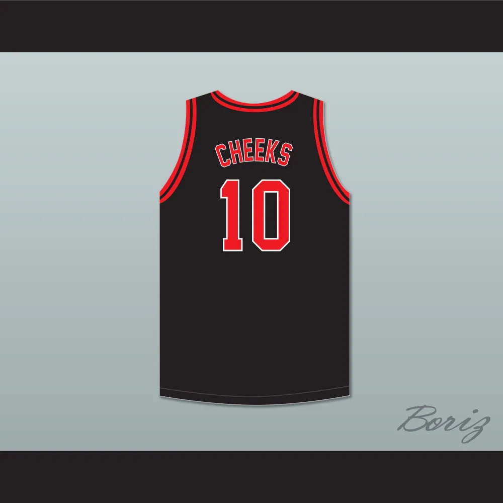 Maurice Cheeks 10 DuSable High School Panthers Black Basketball Jersey 2