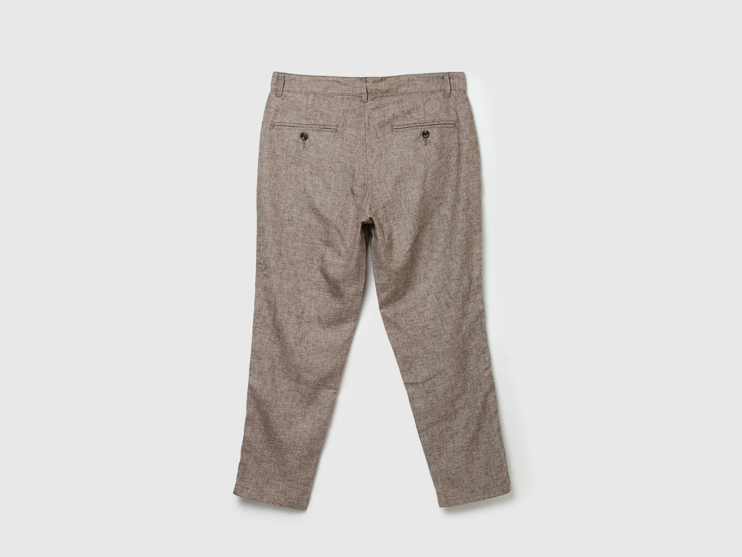 Men Textured Regular Fit Trousers