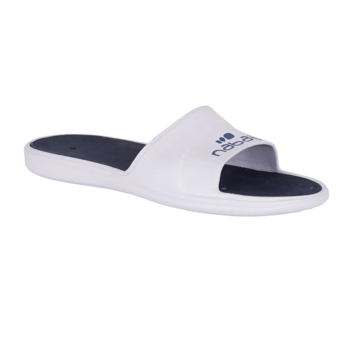 Men's pool sandals - Slap 500 - White blue