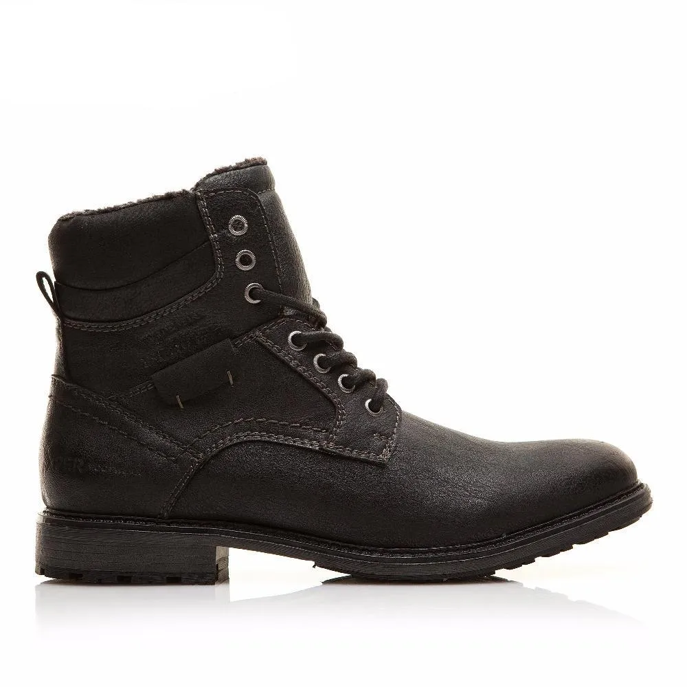 Men's Winter Fashion Warm Comfortable Winter Lace-Up Boots