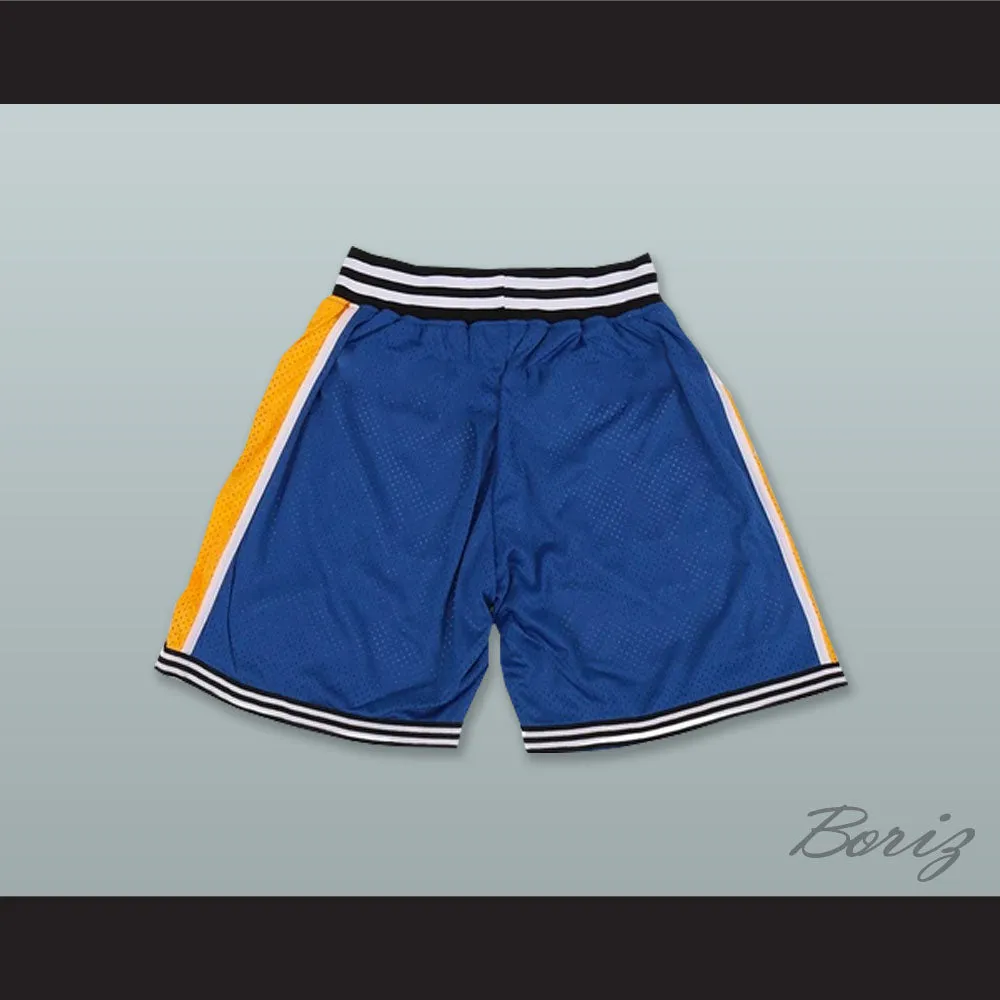 Michael Jordan 23 Laney High School Buccaneers Blue Basketball Shorts