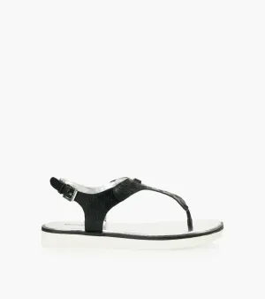 MICHAEL KORS BRANDY PAISLEE SANDAL BLACK