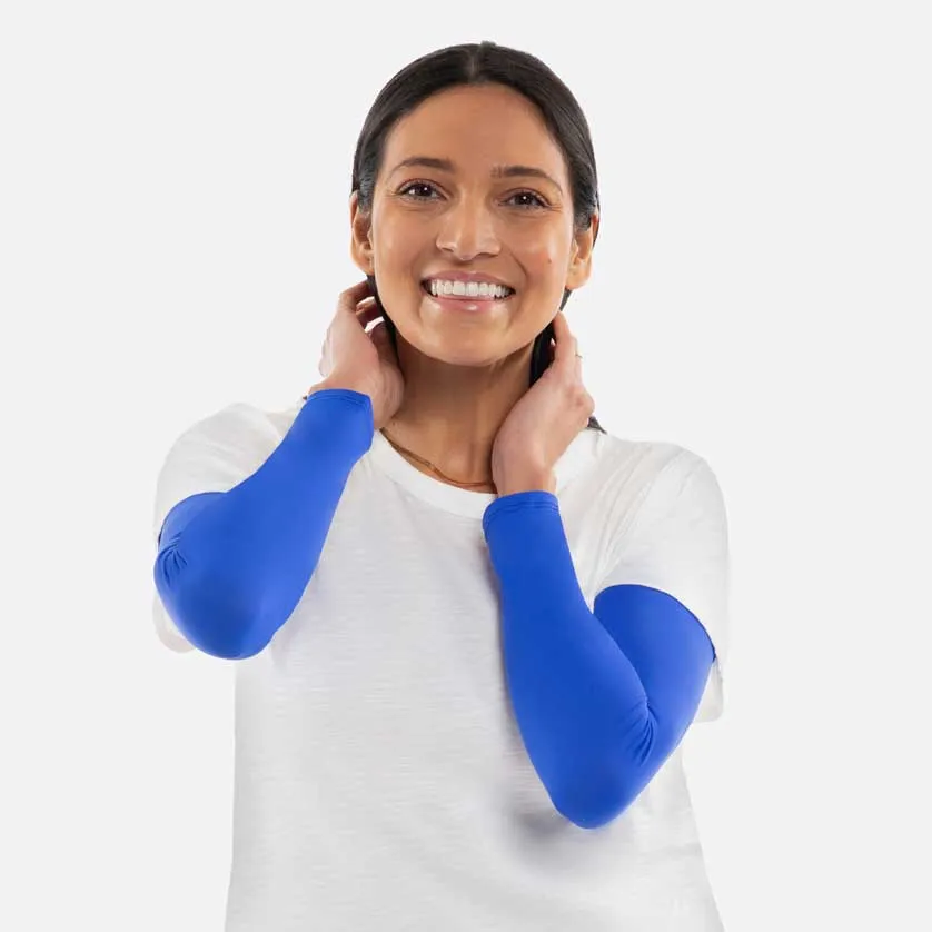 Mid-Blue Arm Sleeves - Adult