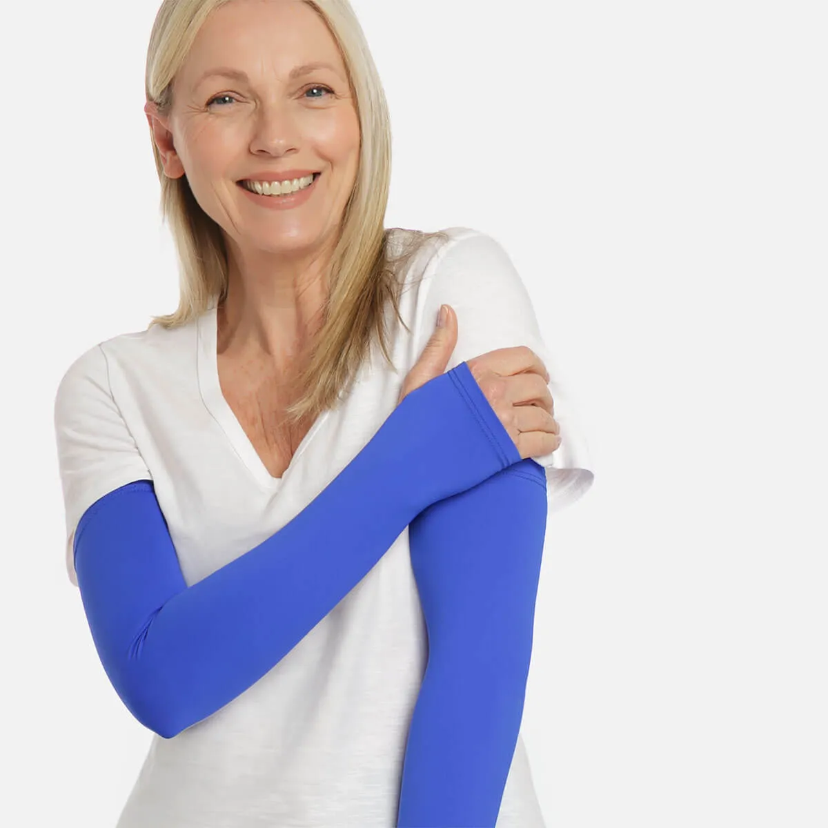Mid-Blue Arm Sleeves - Adult