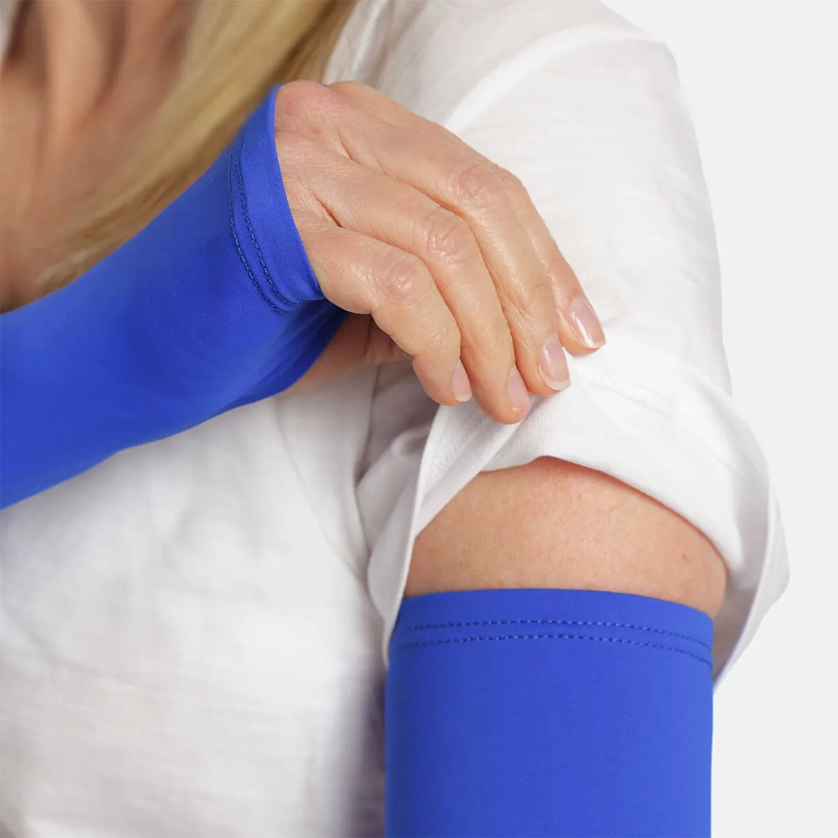 Mid-Blue Arm Sleeves - Adult