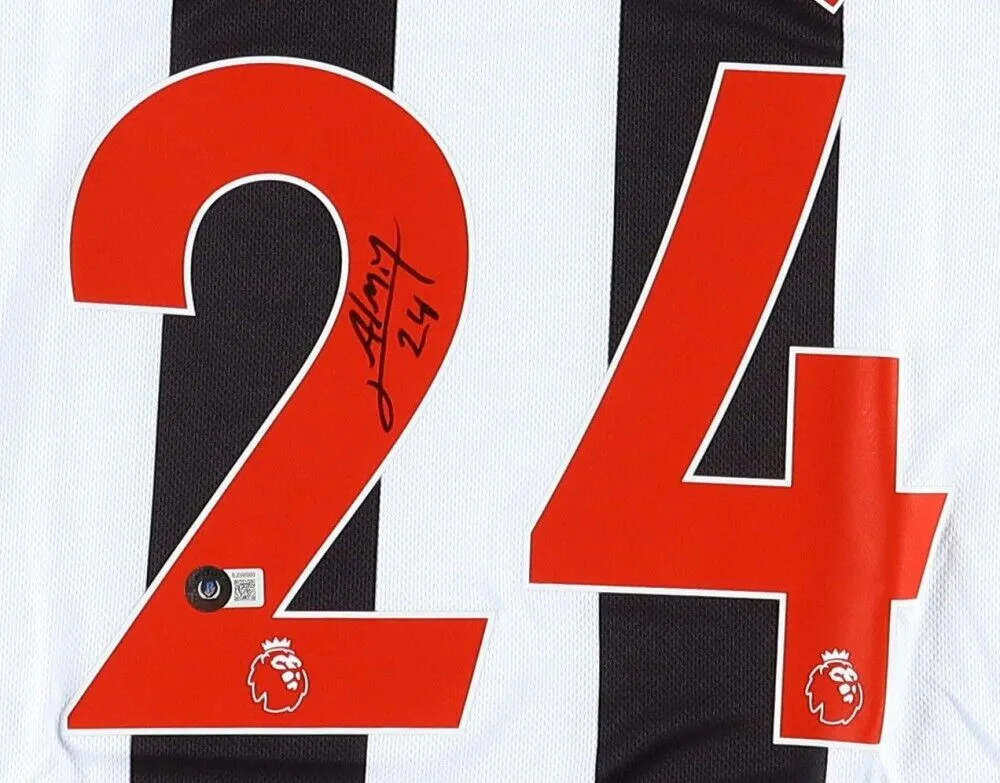 Miguel Almiron Signed Newcastle United FC Home Soccer Jersey (Beckett)