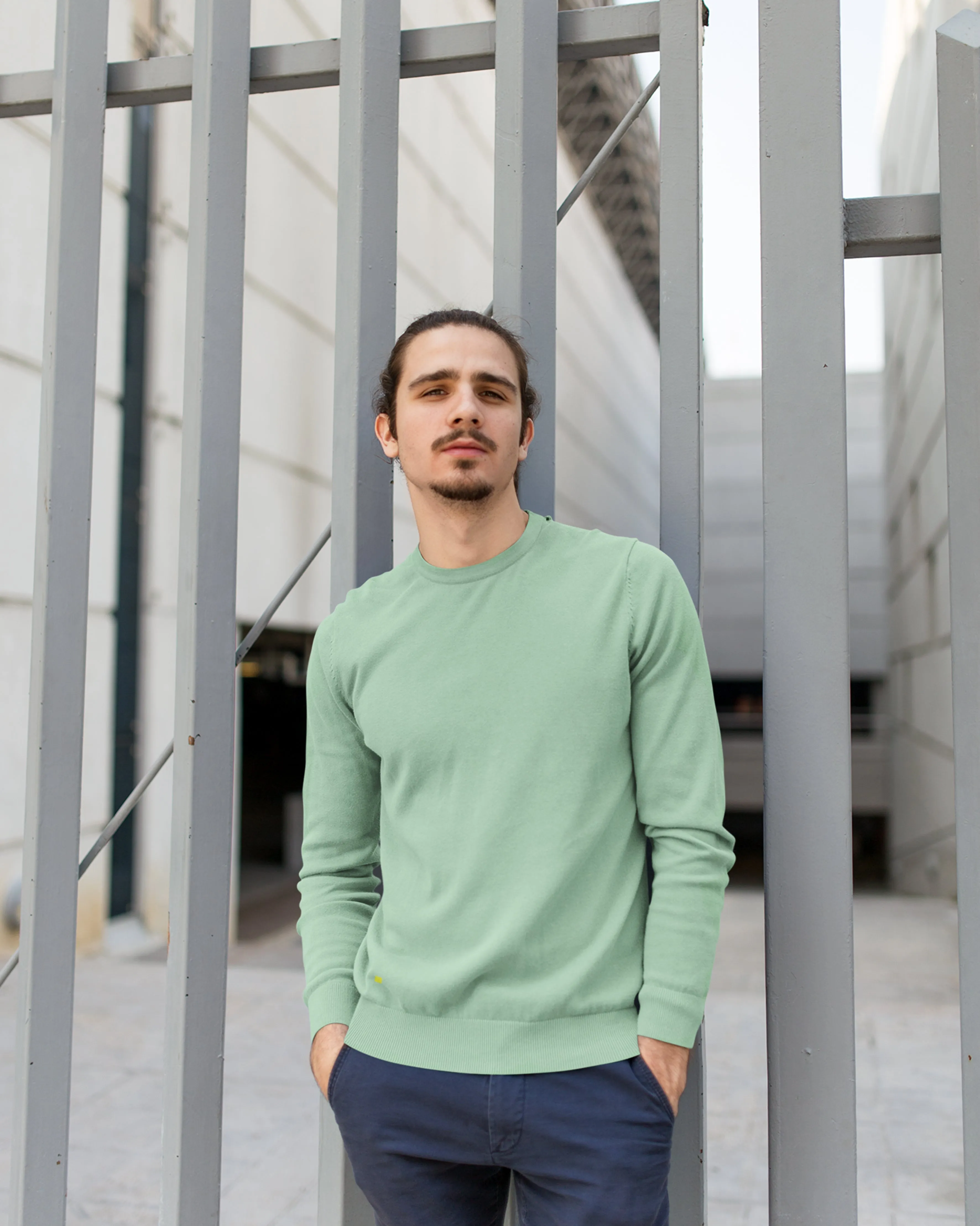 Mint green plain sweatshirt