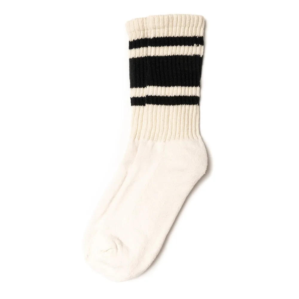 Mono Stripe Crew Socks