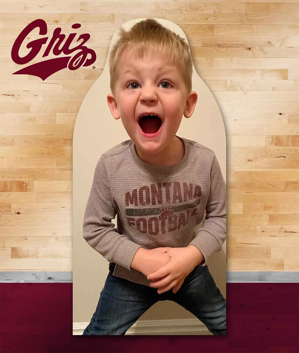 Montana Grizzlies Fan Cutouts