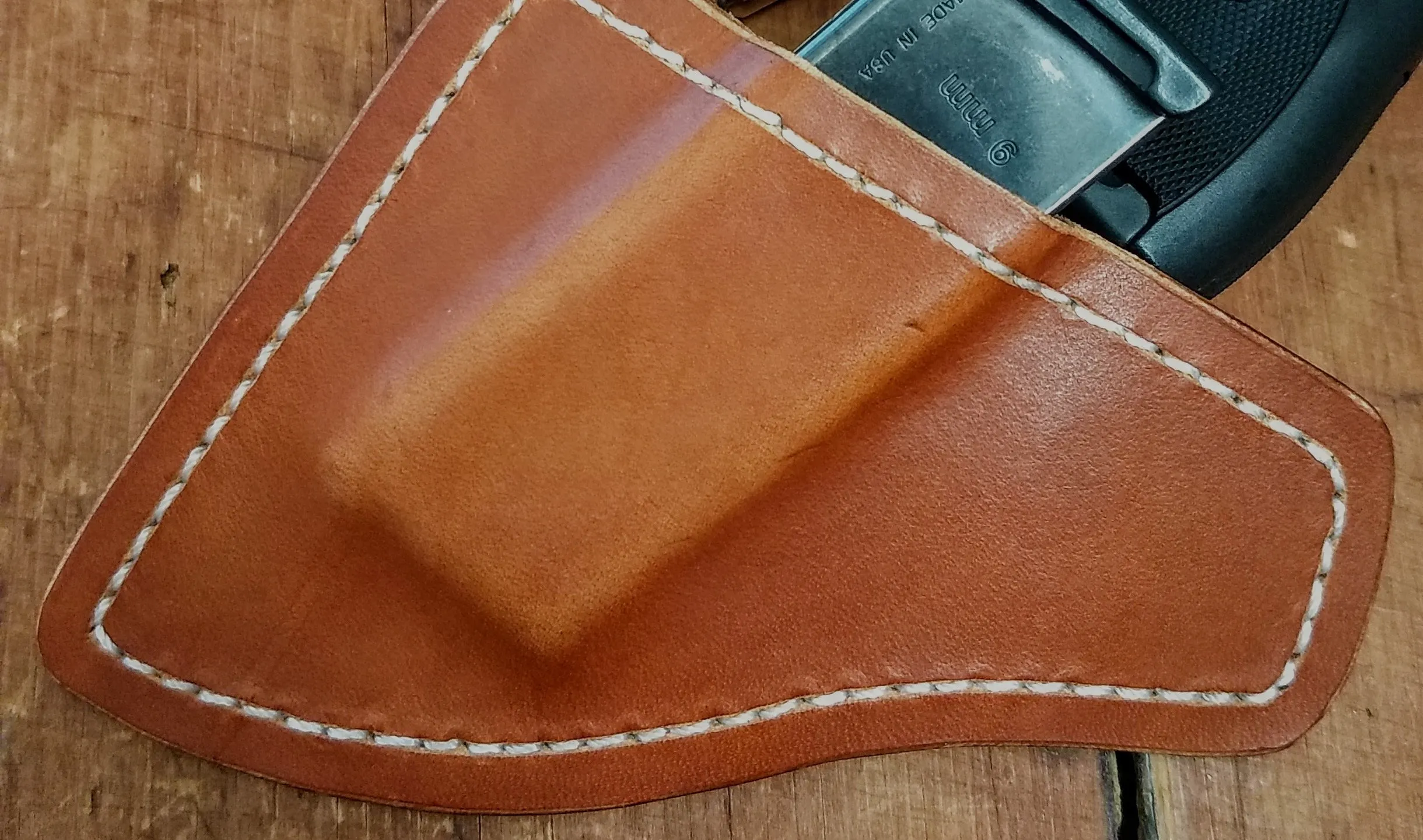 MPH Leather Minimalist Magazine Pocket Holster for Ruger LC9,LC9s,EC9
