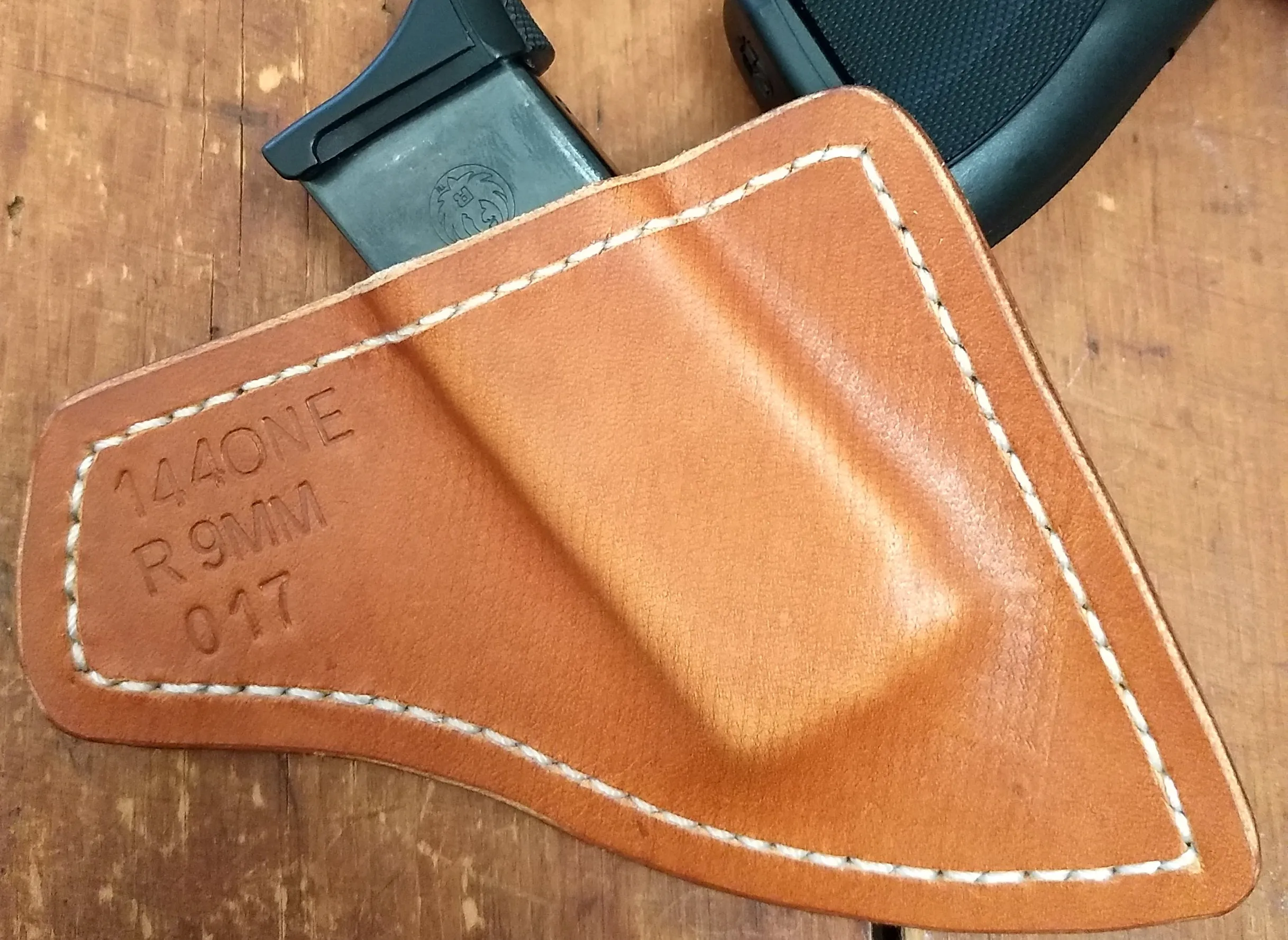 MPH Leather Minimalist Magazine Pocket Holster for Ruger LC9,LC9s,EC9
