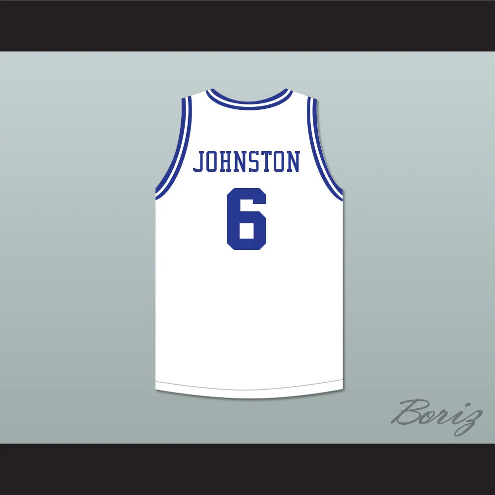 Neil Johnston 6 Chillicothe High School Cavaliers White Basketball Jersey
