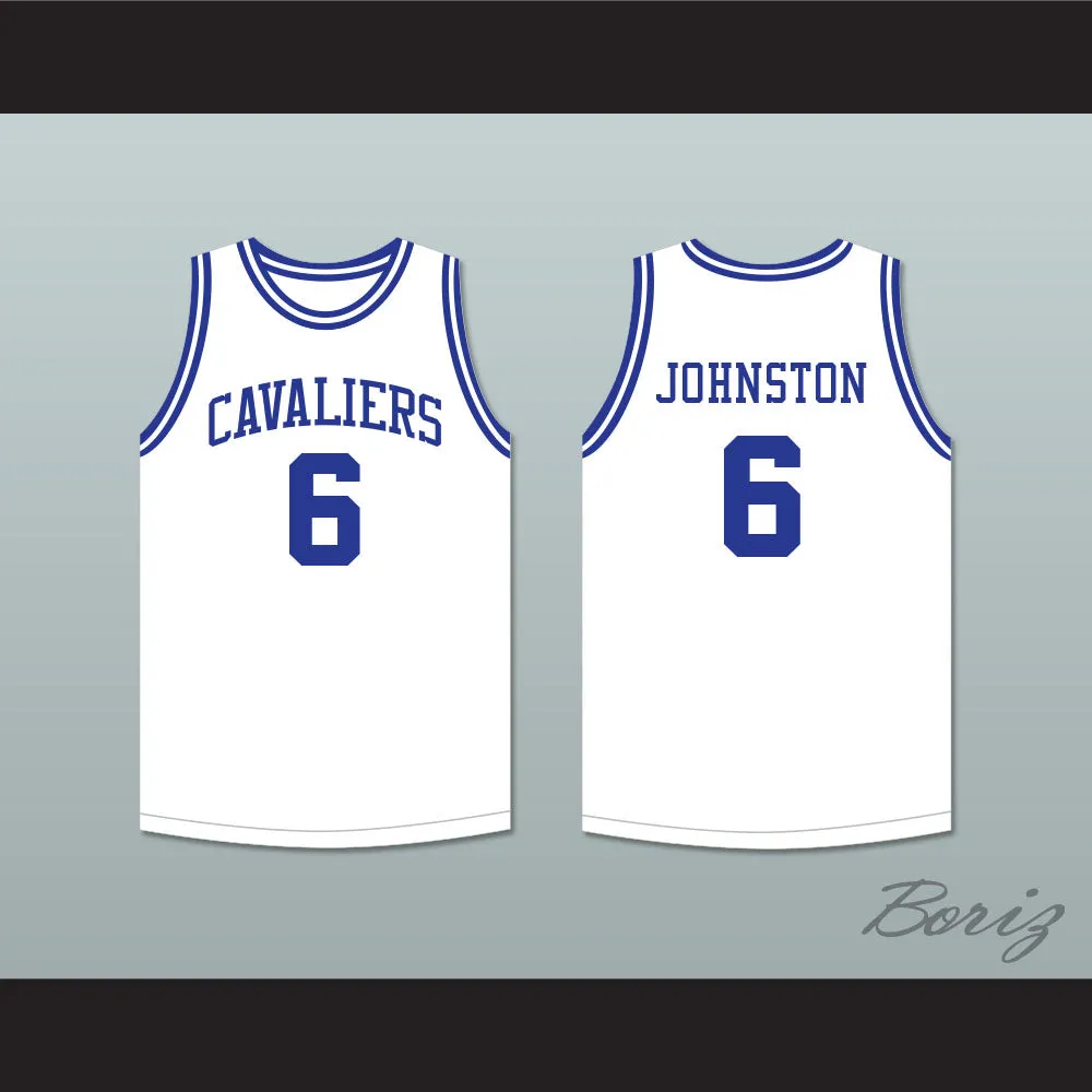 Neil Johnston 6 Chillicothe High School Cavaliers White Basketball Jersey