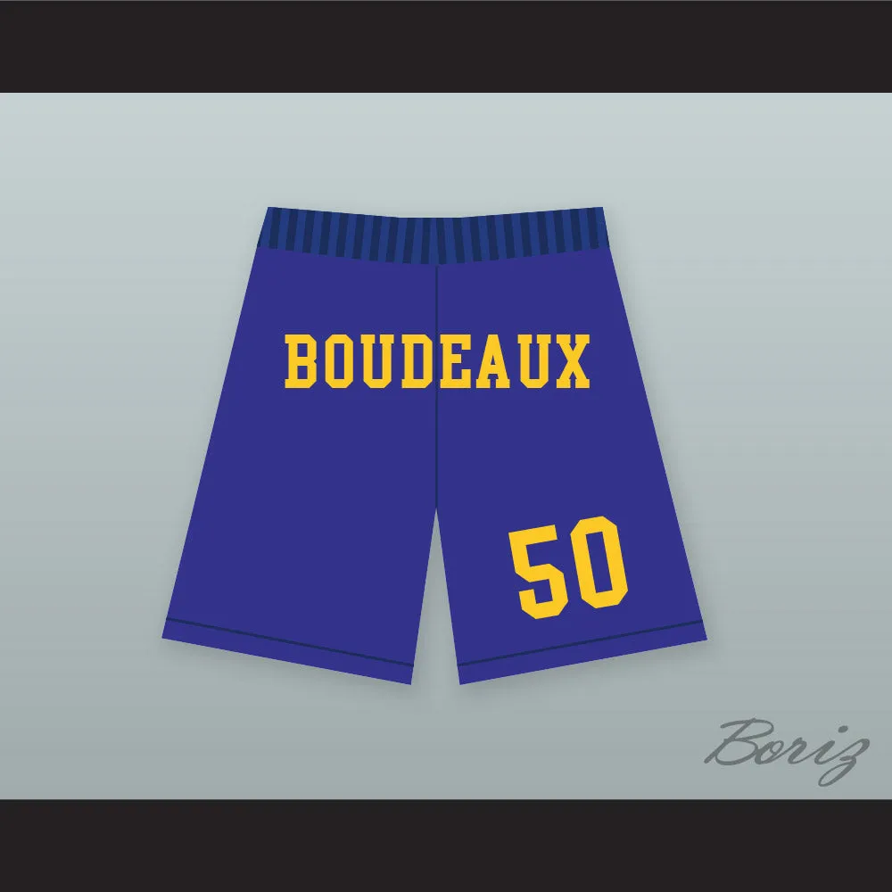 Neon Boudeaux 50 Western University Blue Basketball Shorts