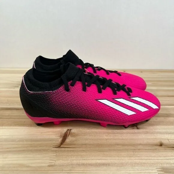 NEW Adidas X Speedportal .3 FG Youth kids Soccer Cleats size 5 Pink Black